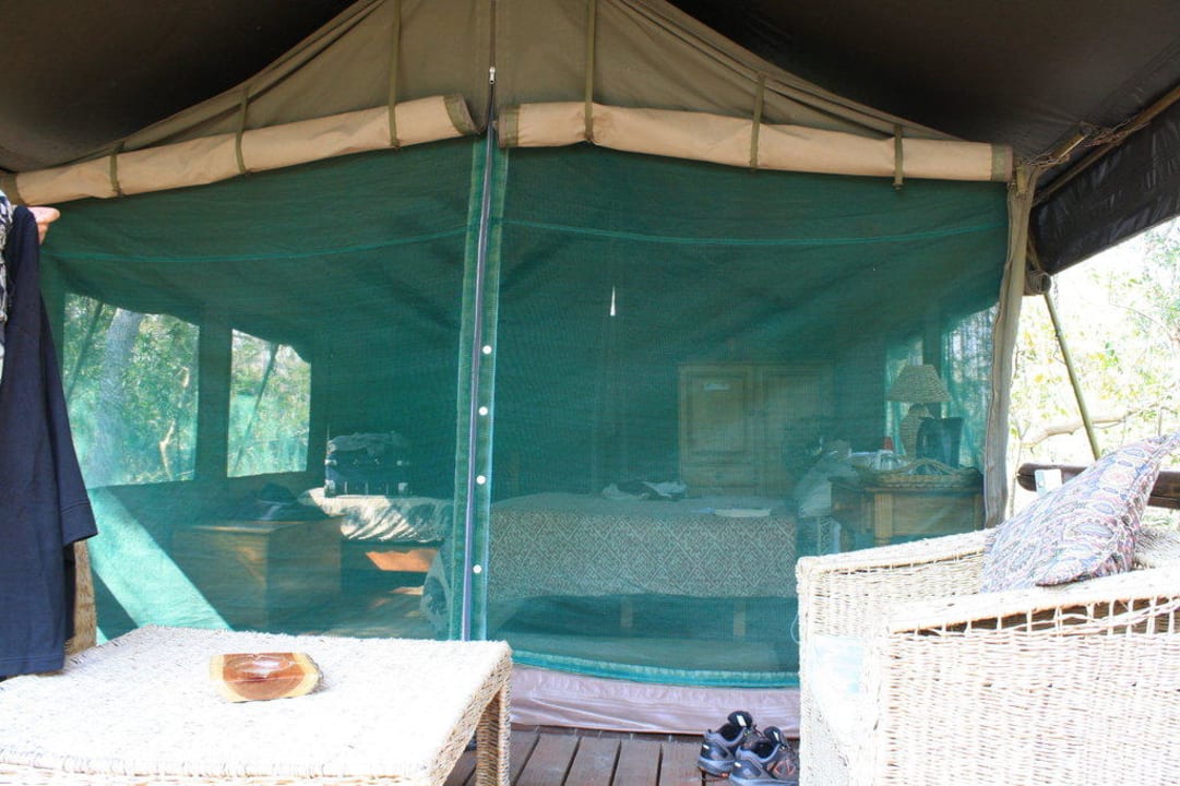 Blick in unser Zelt Game Lodge Tembe National Elephant Park