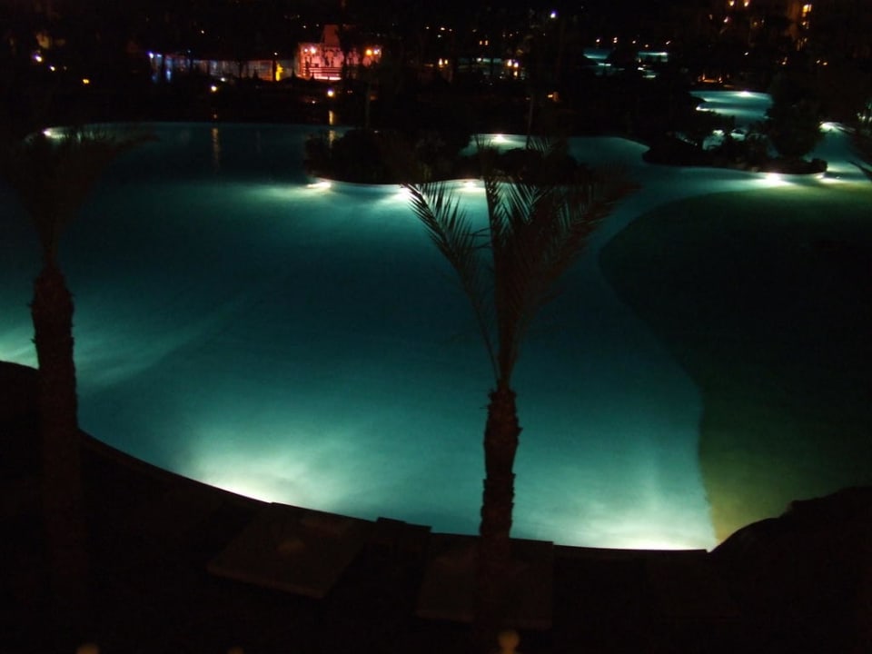 Nächtliche Poolstimmung Pickalbatros Palace Resort