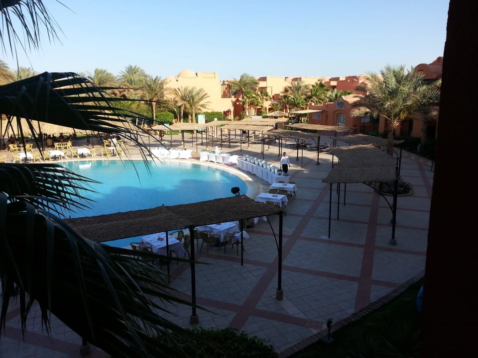 Vorbereitung zum Stammgästeessen Jaz Makadi Oasis Resort