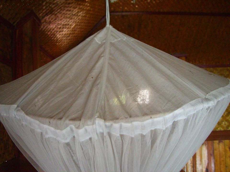 Zanzariera del letto sporca Hotel Paradise Inle Resort