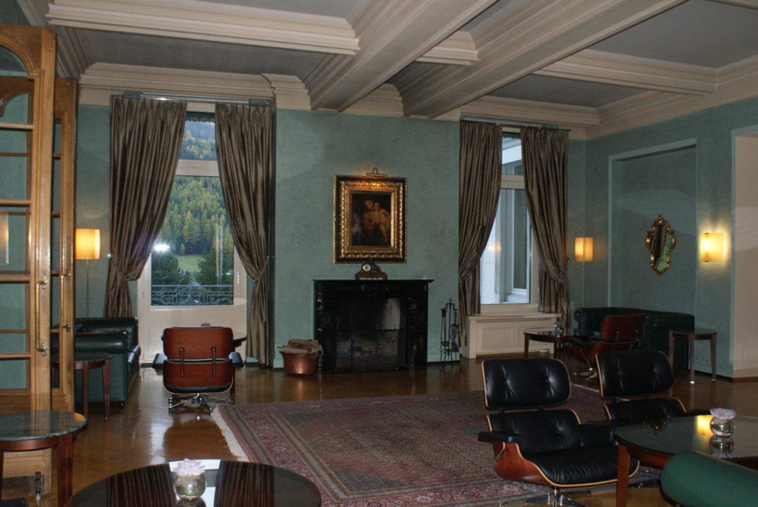 Kaminzimmer Grand Hotel Kronenhof Pontresina