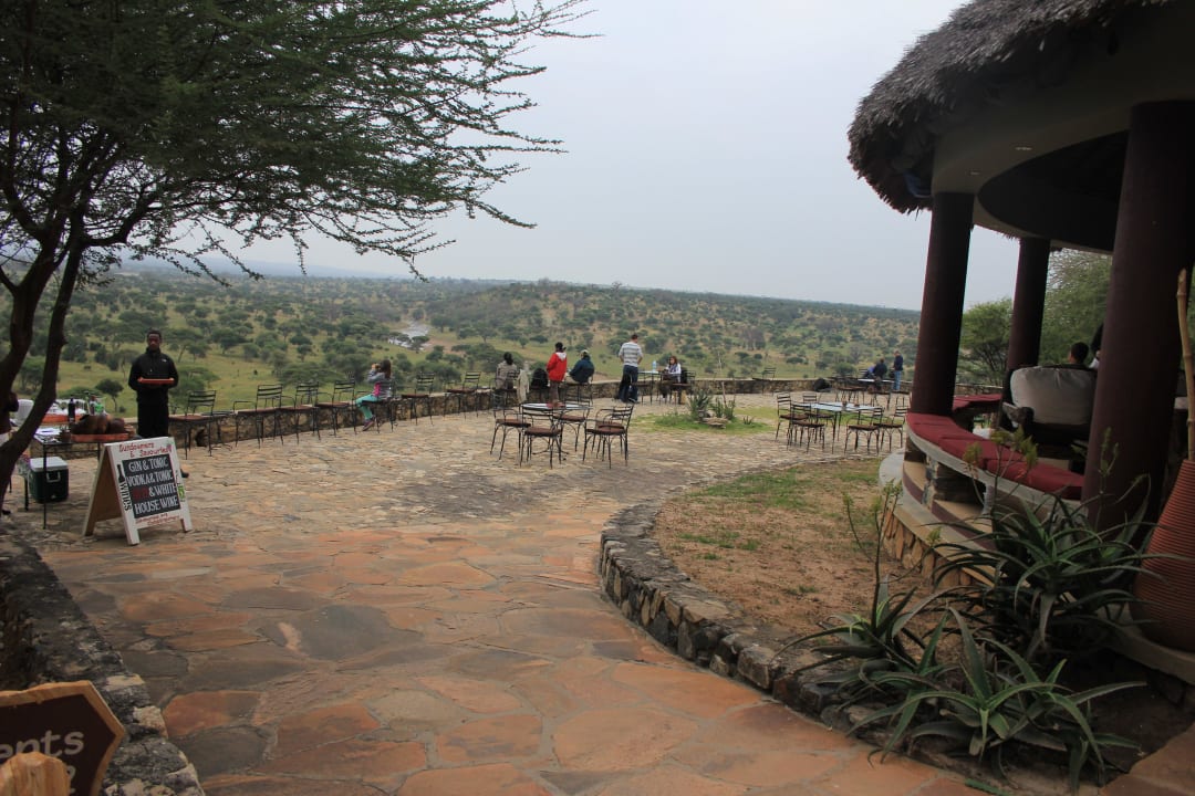 Blick auf den Tarangirefluss Tarangire Safari Lodge