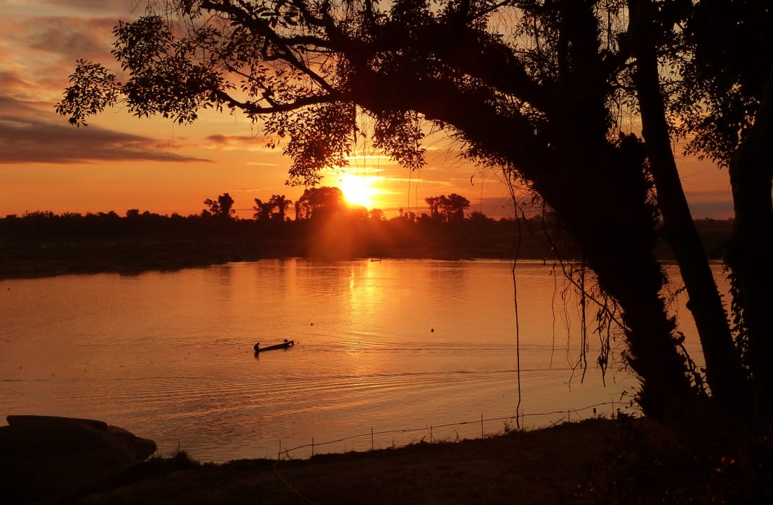 Ausblick The River Resort Champasak