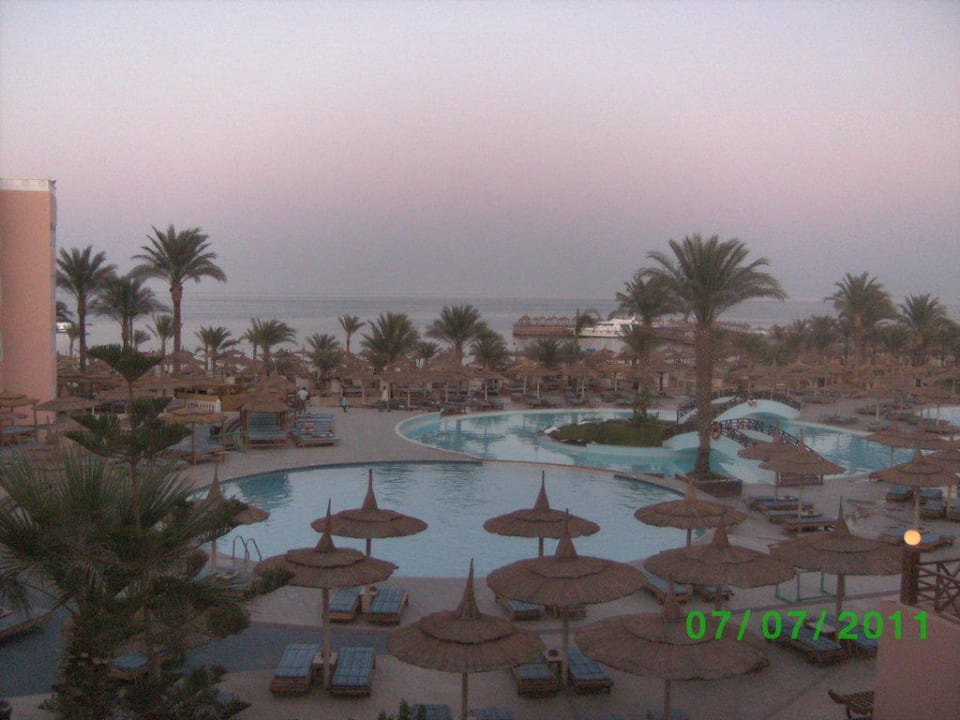 Ausblick vom Zimmer 3096 Beach Albatros Resort