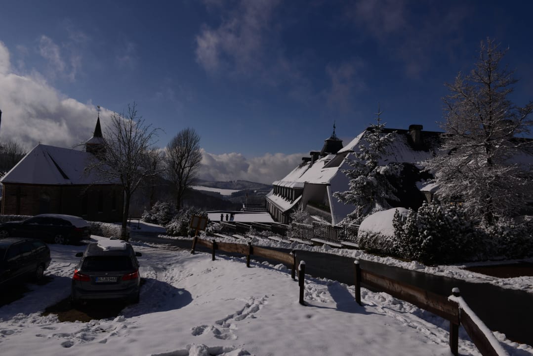 Winterlandschaft in der Nähe des Hotels Romantik Berghotel Astenkrone