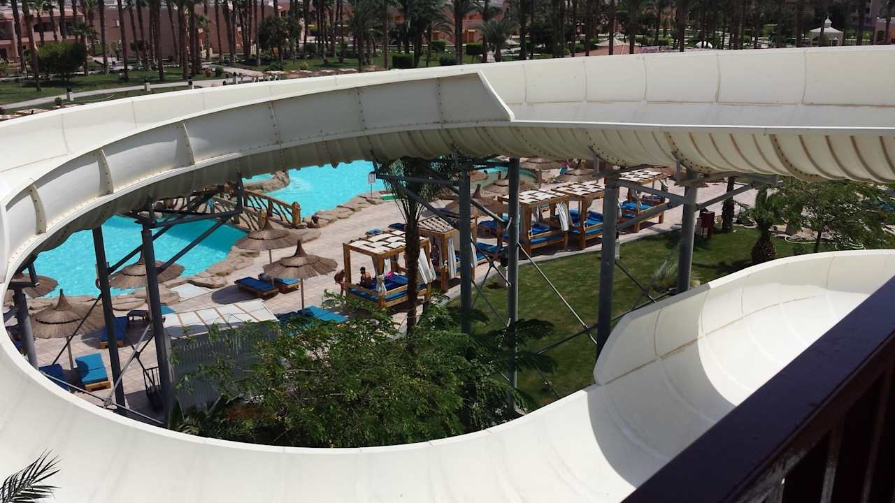 Ausblick vom Rutschenturm  Beach Albatros Resort