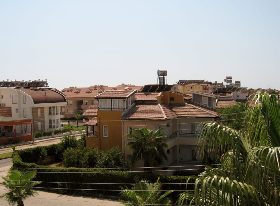 Blick von unserem Balkon Semoris Hotel