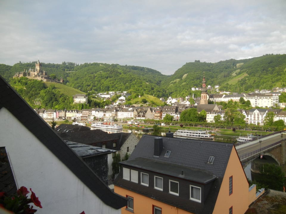 Und hier Richtung Stadt/Burg Hotel Traumblick