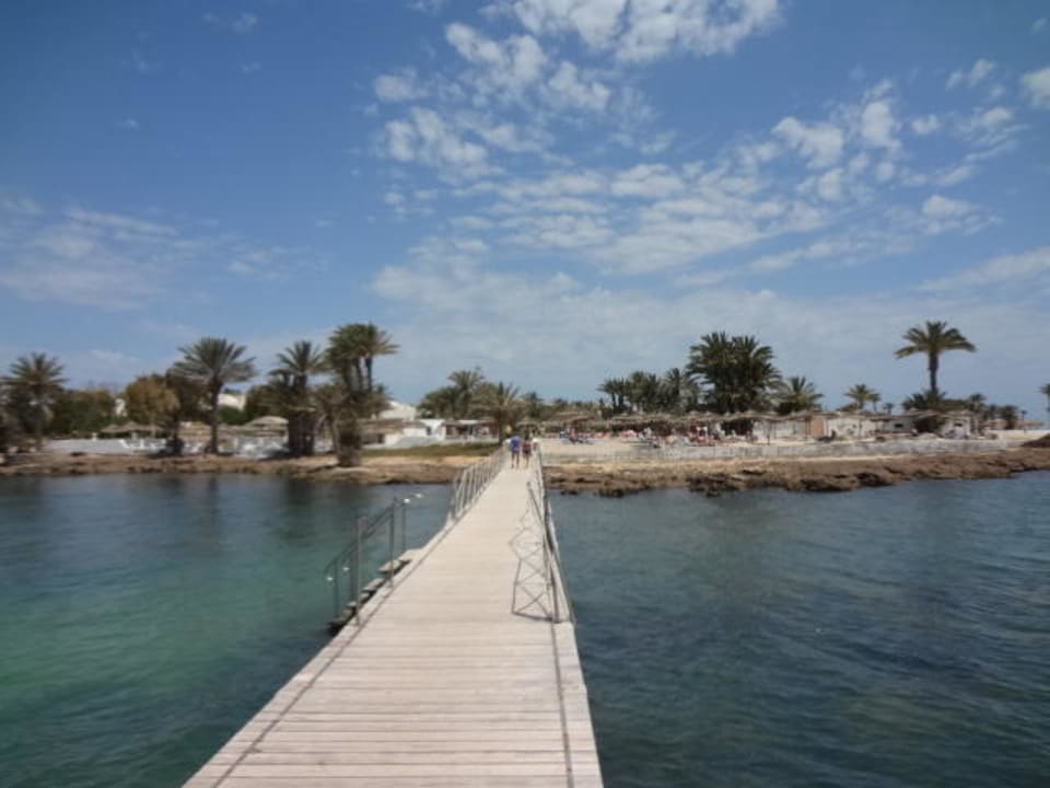 Vue du ponton Hotel El Mouradi Djerba Menzel