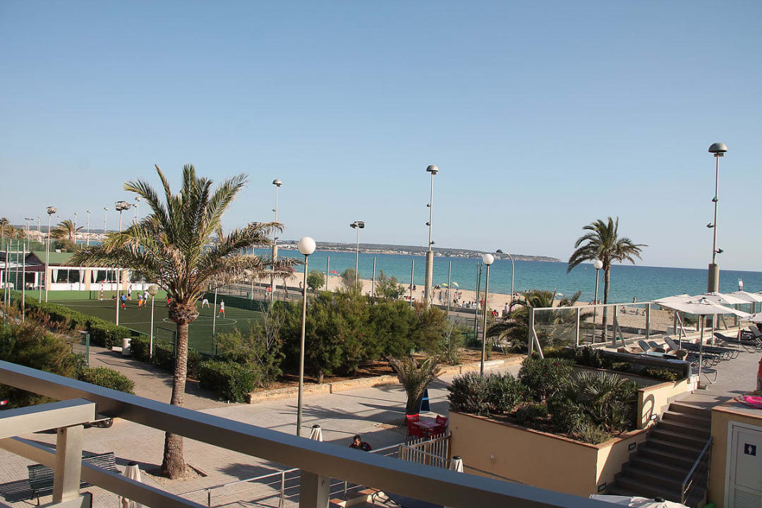Aussicht zum Ballermann Aparthotel Fontanellas Playa