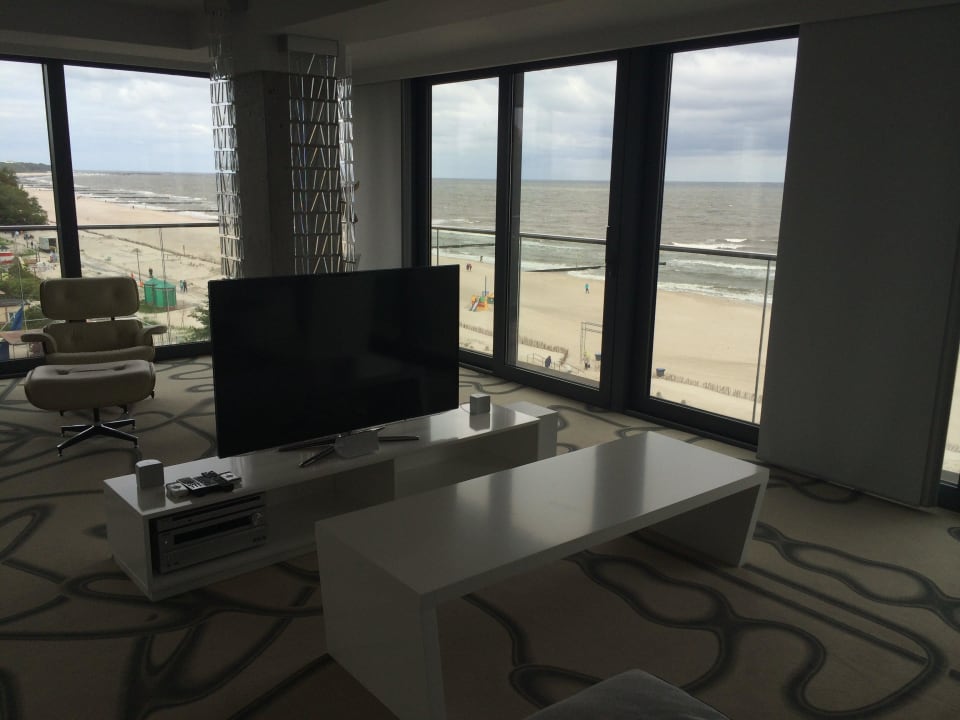 Wohnzimmer - Apartment Szejka Marine Hotel by Zdrojowa