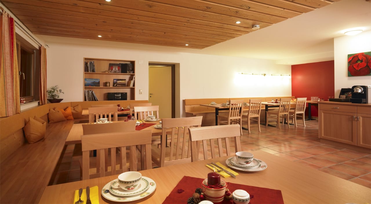 Frühstücksbereich Haus Anna