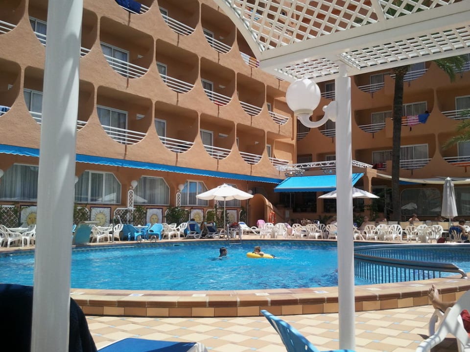 Pool Ansicht aus dem hinteren Bereich Hotel & Apartments Vista Park