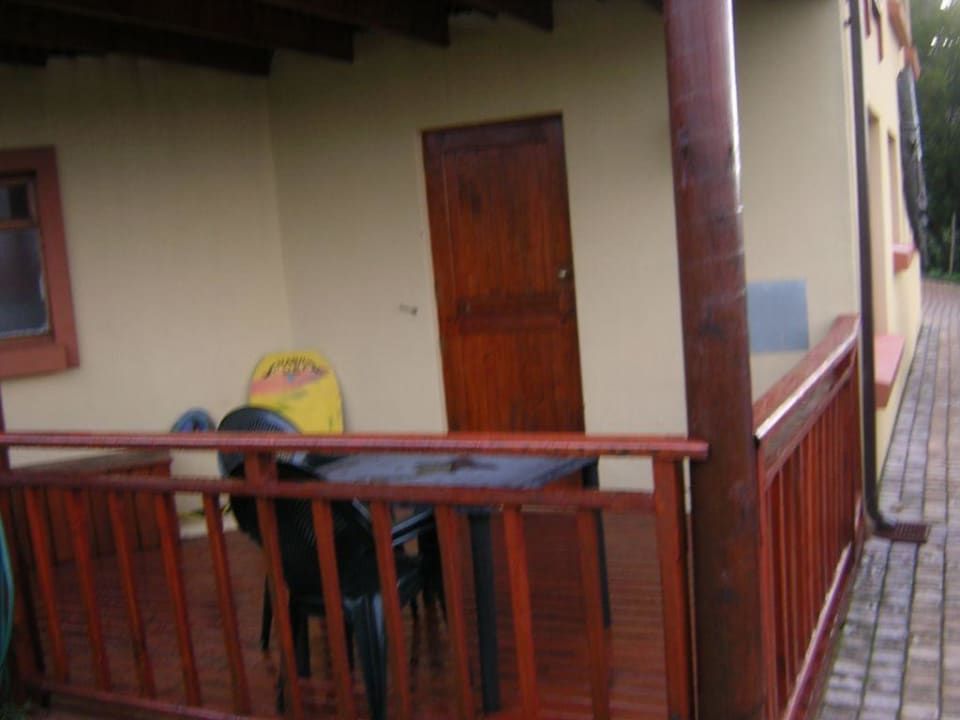 Eingang der kl. Ferienwohnung Panorama Lodge