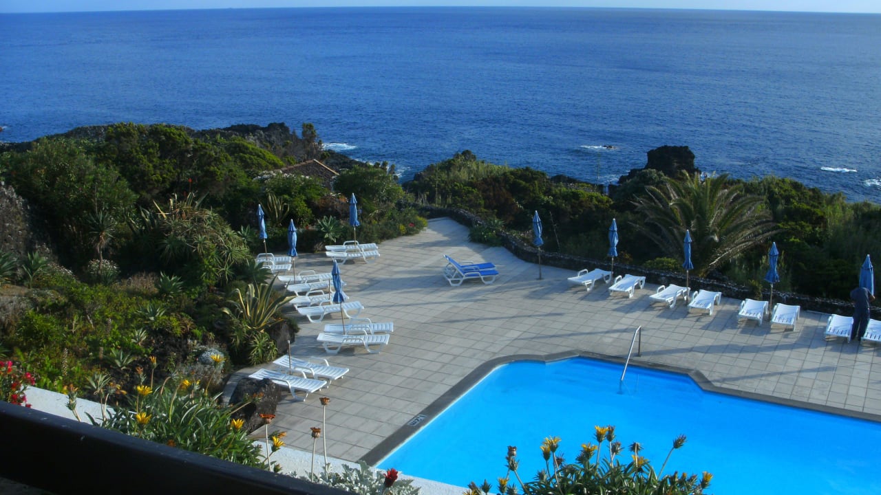 Blick vom Balkon Caloura Hotel Resort