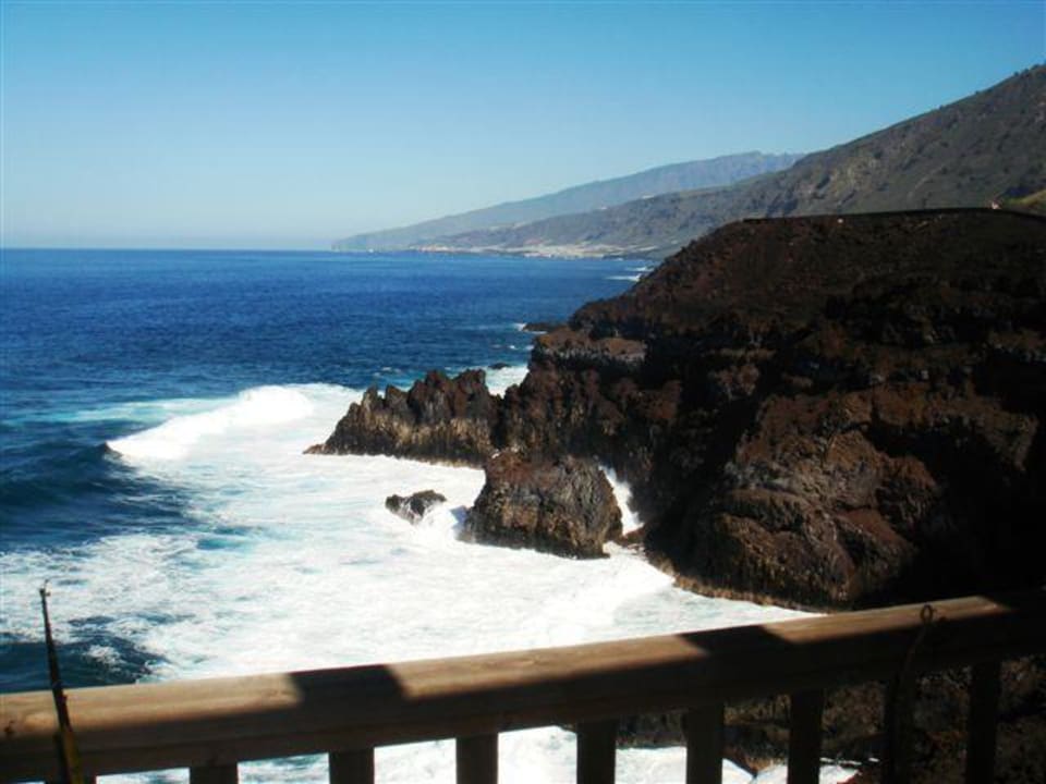 Wunderbarer Blick von der Außenanlage zum Meer La Palma Princess