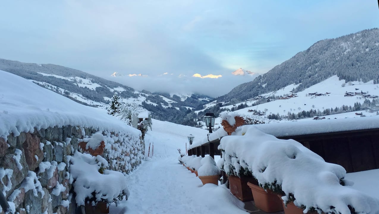 Wintermorgen im Bergwald in Alpbach Bergwald-Appartements -Alpbach