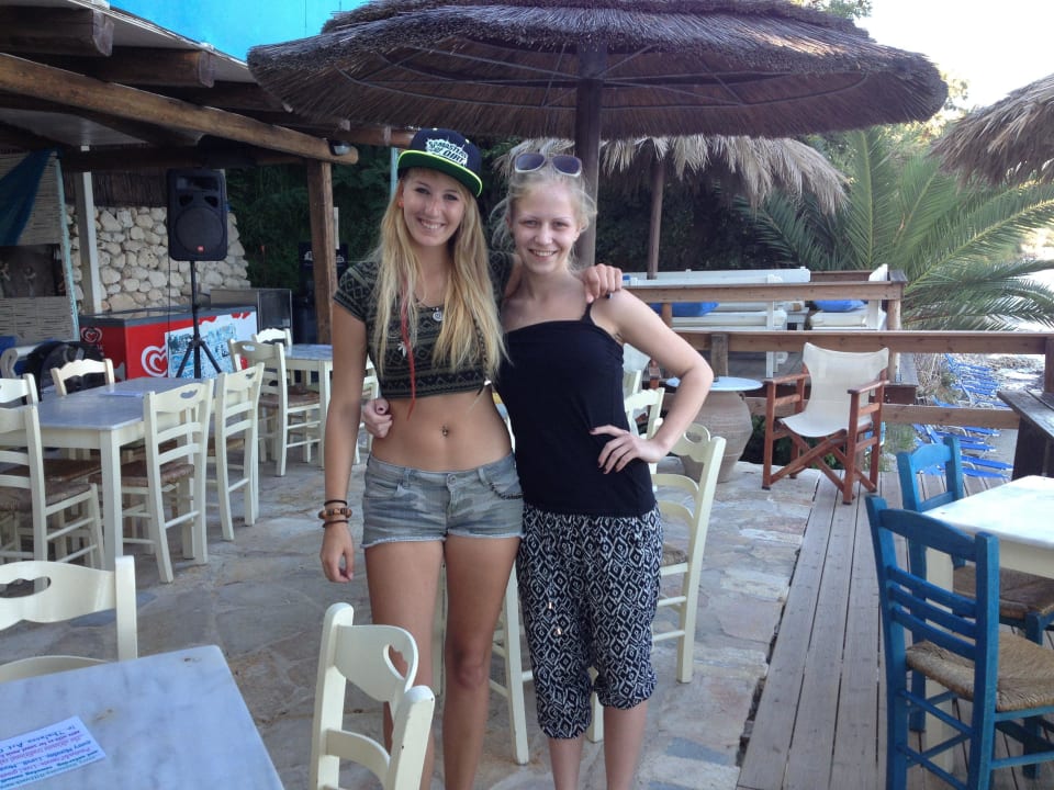 Beachbar des wunderschönen Hotels Porto Koukla Porto Koukla Beach