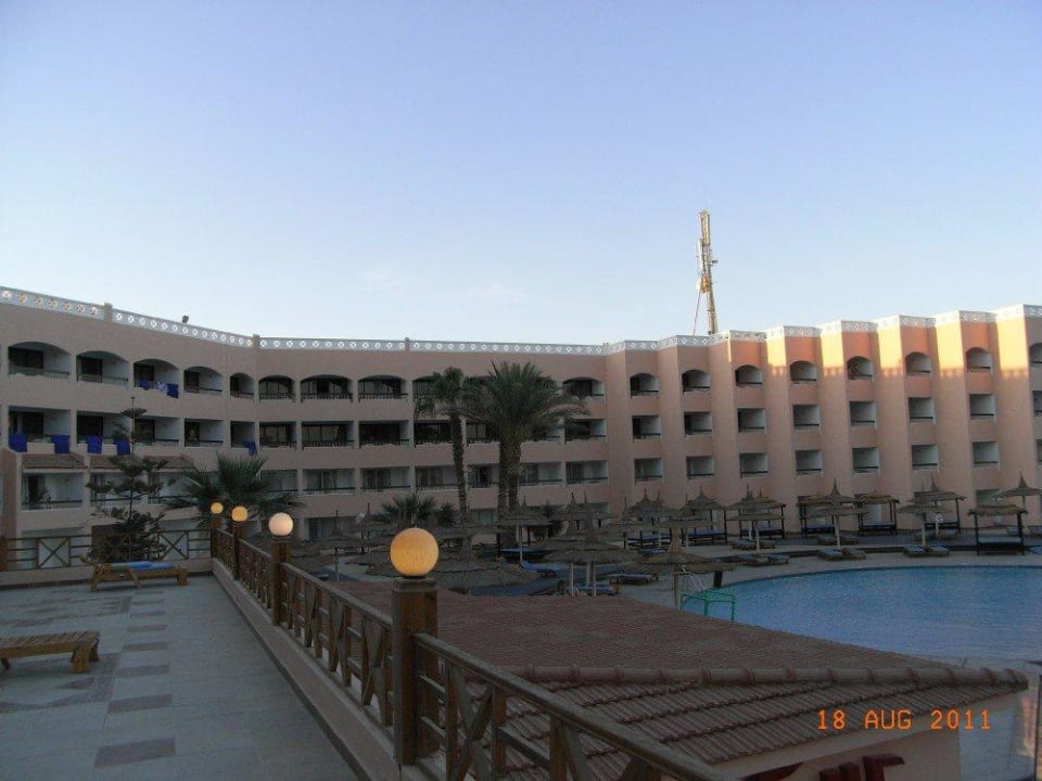 Balkon/ Terrasse von Zimmer 2029 Beach Albatros Resort