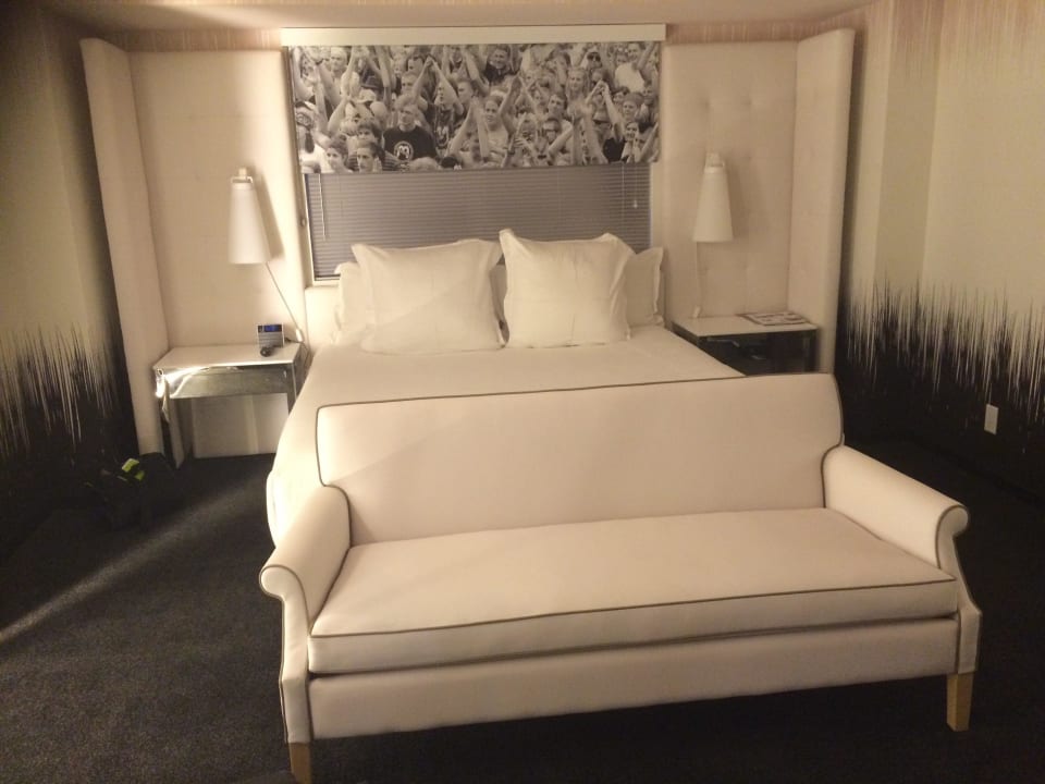 Blick auf das Bett Sahara Las Vegas