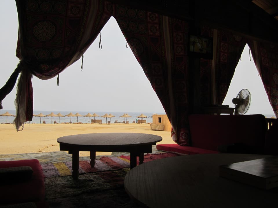 Blick aus der Shisha-Bar Three Corners Happy Life Beach Resort