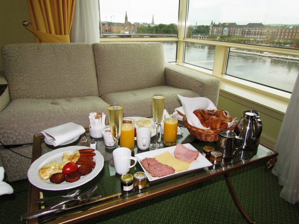 Room service breakfast Copenhagen Marriott Hotel