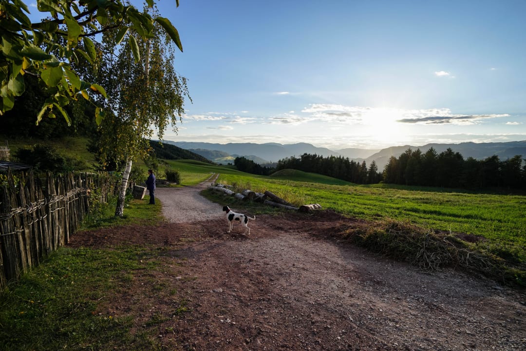 Blick in das Bozener Tal Salmsein Biohof