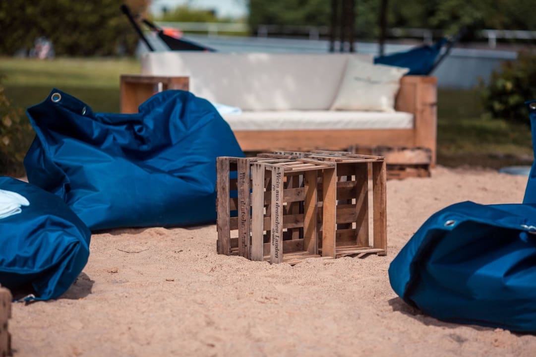 Loungebereich Strandhotel Strande