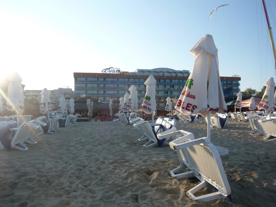 Hotel vom Strand aus Hotel Glarus Beach