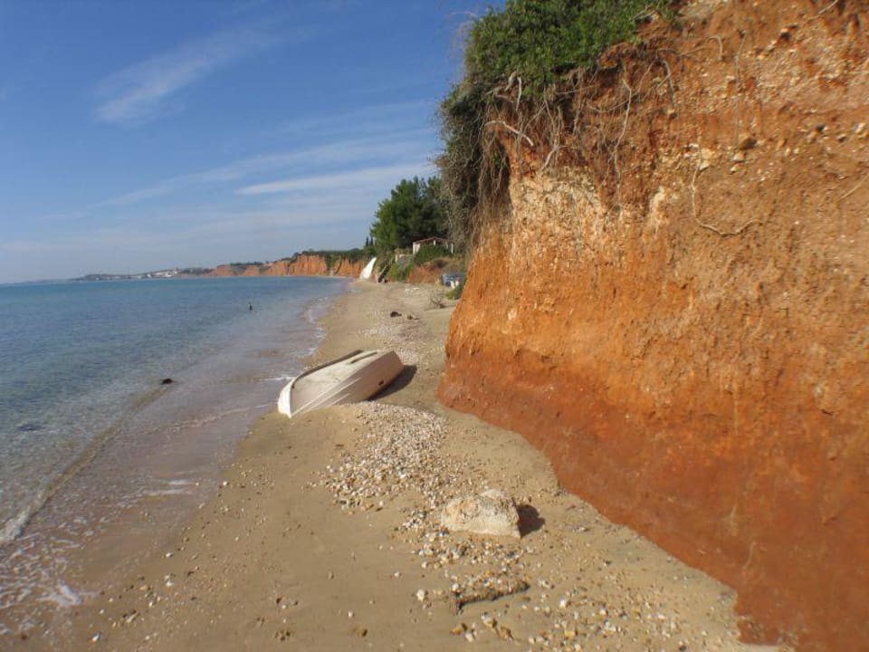 Strand Richtung Moudania Hotel Portes Beach