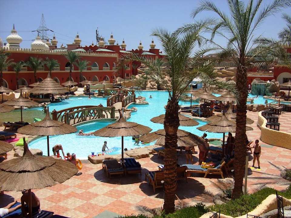 Hauptpool Pickalbatros Alf Leila Wa Leila Resort - Neverland Hurghada