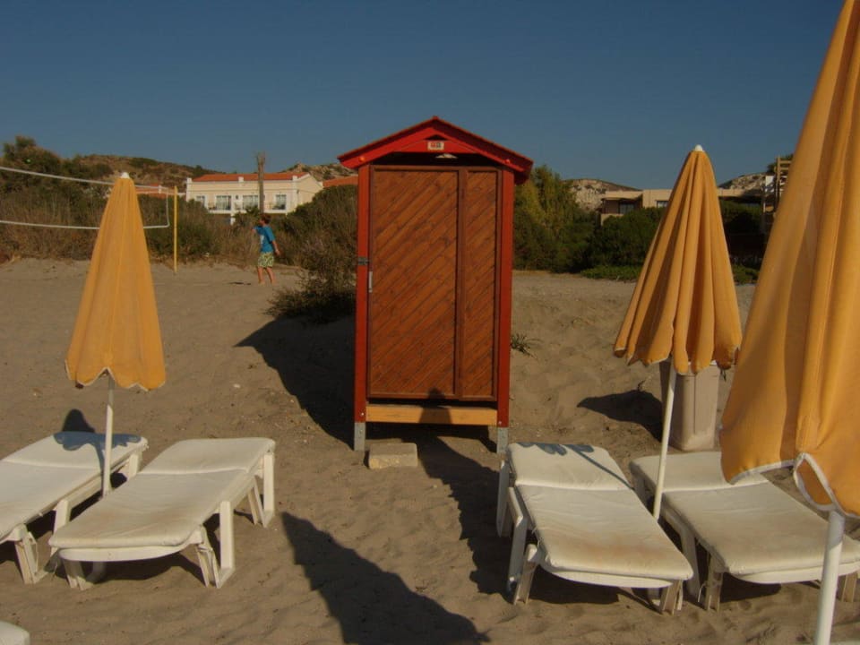 Umkleidehäuschen Porto Bello Beach