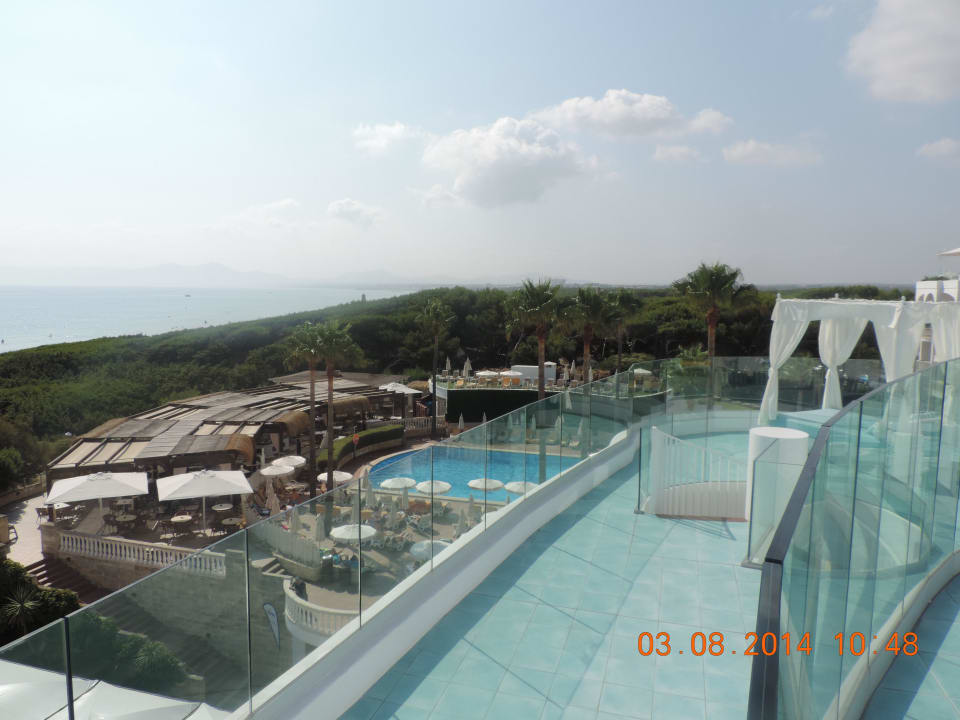 Blick vom neuen Prestigebereich  Iberostar Selection Albufera Park