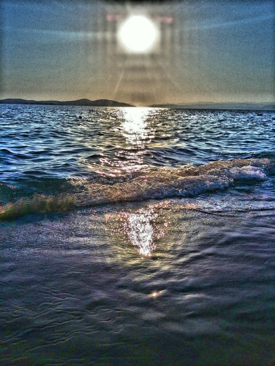 Ausblick Akrathos Beach Hotel