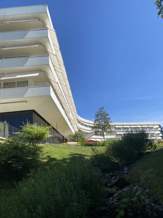 Außenansicht Oberwaid - Das Hotel.