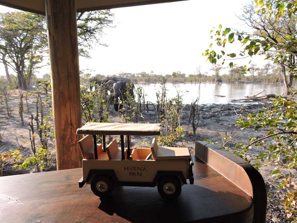 Ausblick Hyena Pan Tented Camp
