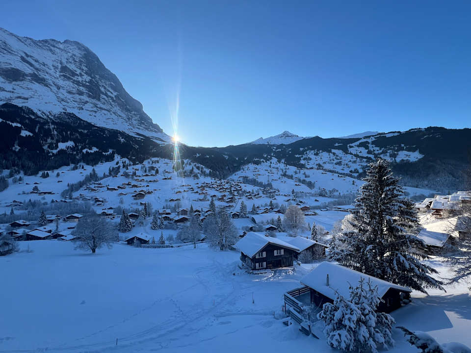 Ausblick Jungfrau Lodge, Swiss Mountain Hotel
