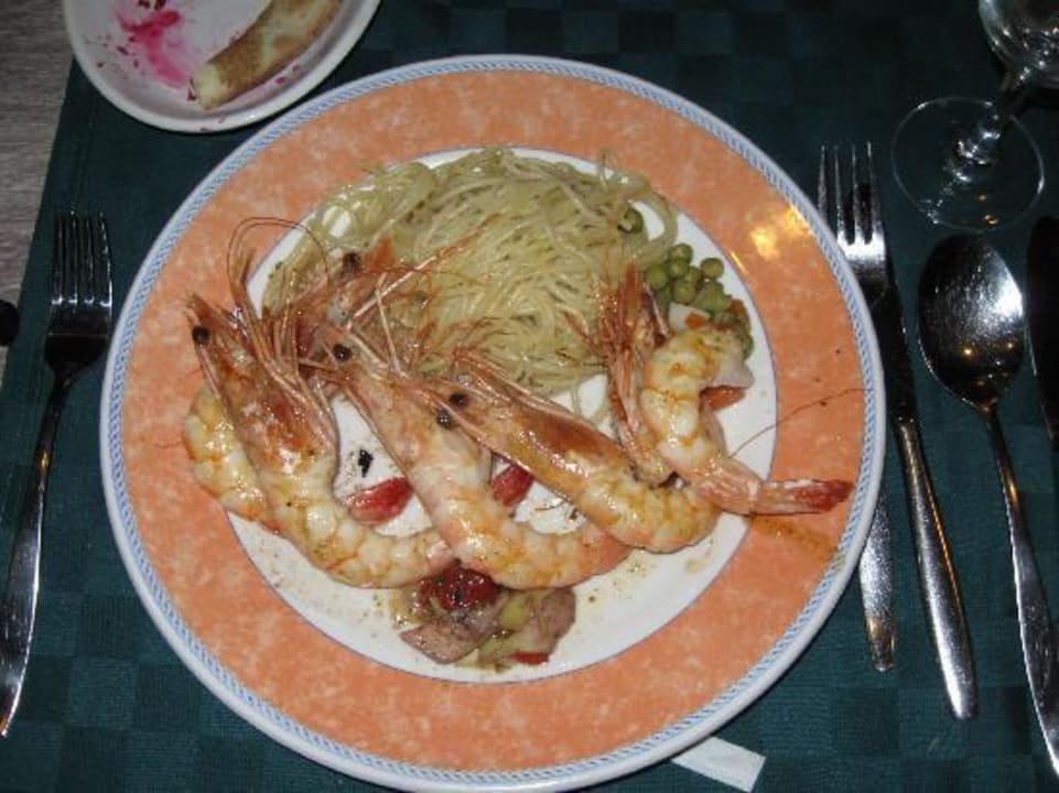 All Inclusive beinhaltete feine Scampis vom Grill Sol Hicacos Varadero