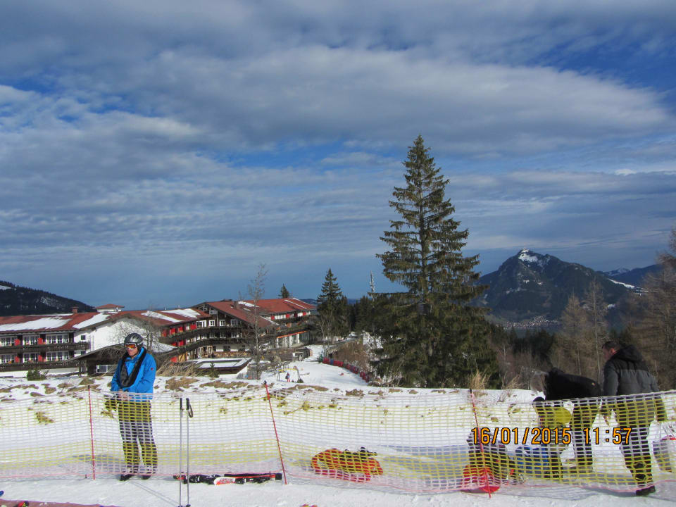 Blick auf Hotel Familotel Allgäuer Berghof