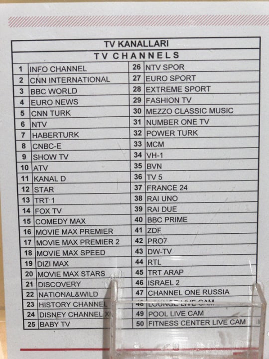 Die TV-Kanäle Hotel SU & Aqualand