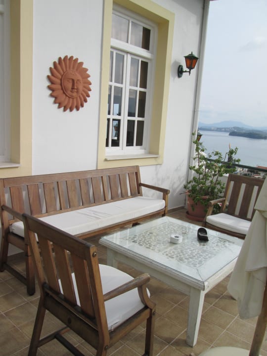 Bar 2, Terrasse, Aussicht Ri. Meer Marilena Sea View Hotel - Adults only