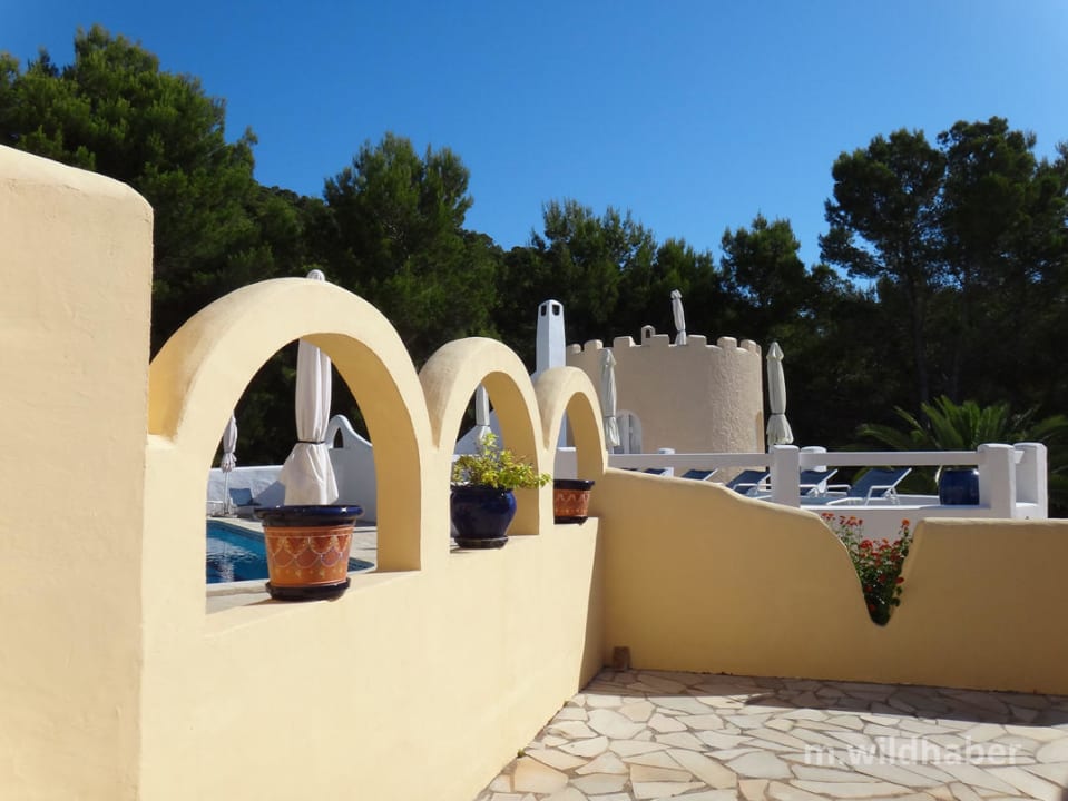 Zimmerausgang Richtung Pool Hacienda Encanto del Rio