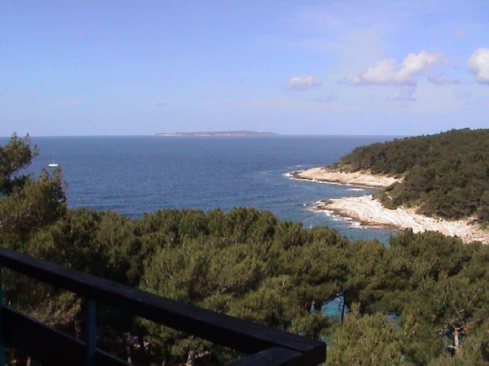 Blick vom Balkon - oberste Etage Hotel Aurora
