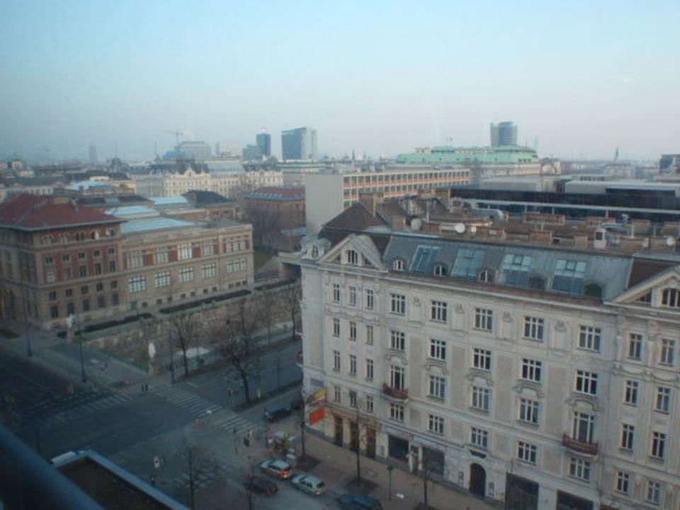 Aussicht von Zimmer 827 Hilton Vienna Park