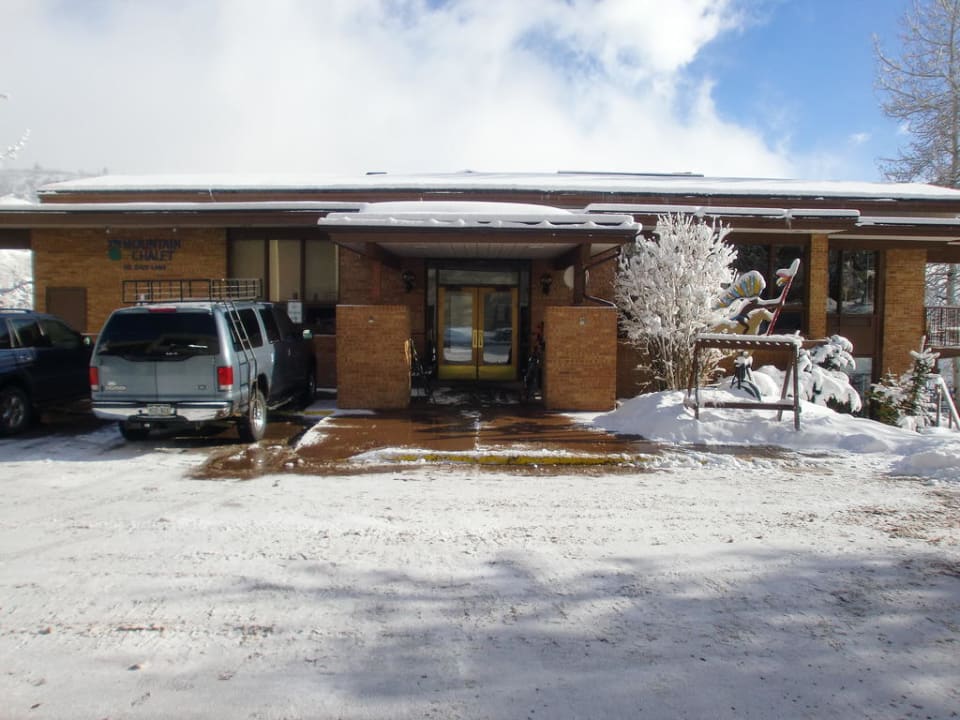 Hoteleingang Hotel Snowmass Mountain Chalet