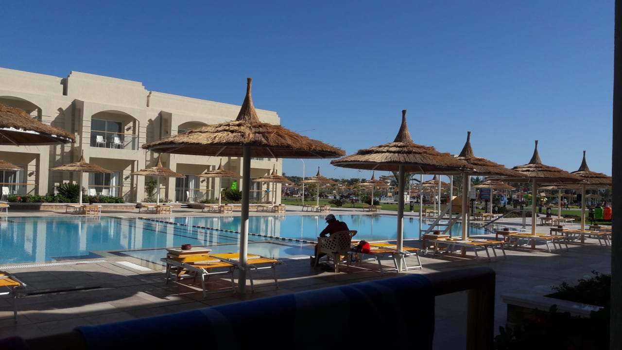Ausblick Familienzimmer ..Terrasse Pickalbatros Aqua Park Resort - Sharm El Sheikh