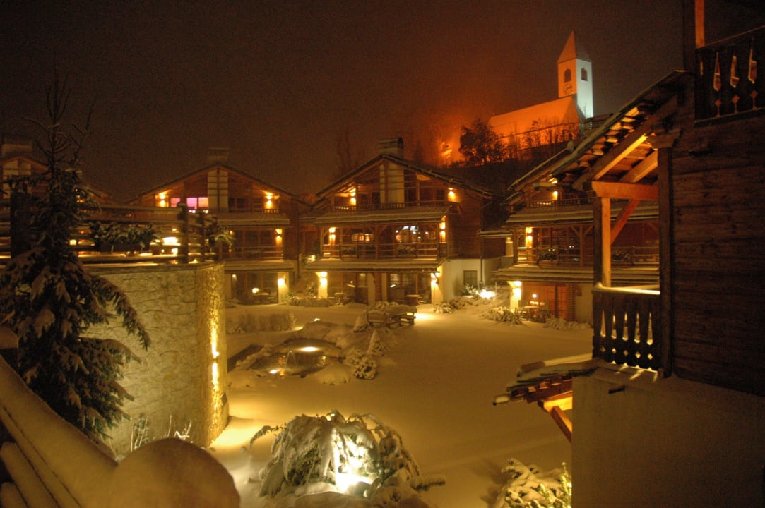 Panorama notturno Post Alpina - Family Mountain Chalets
