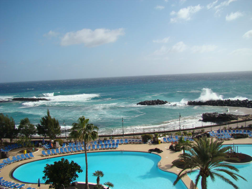 Blick vom Zimmer Hotel Grand Teguise Playa