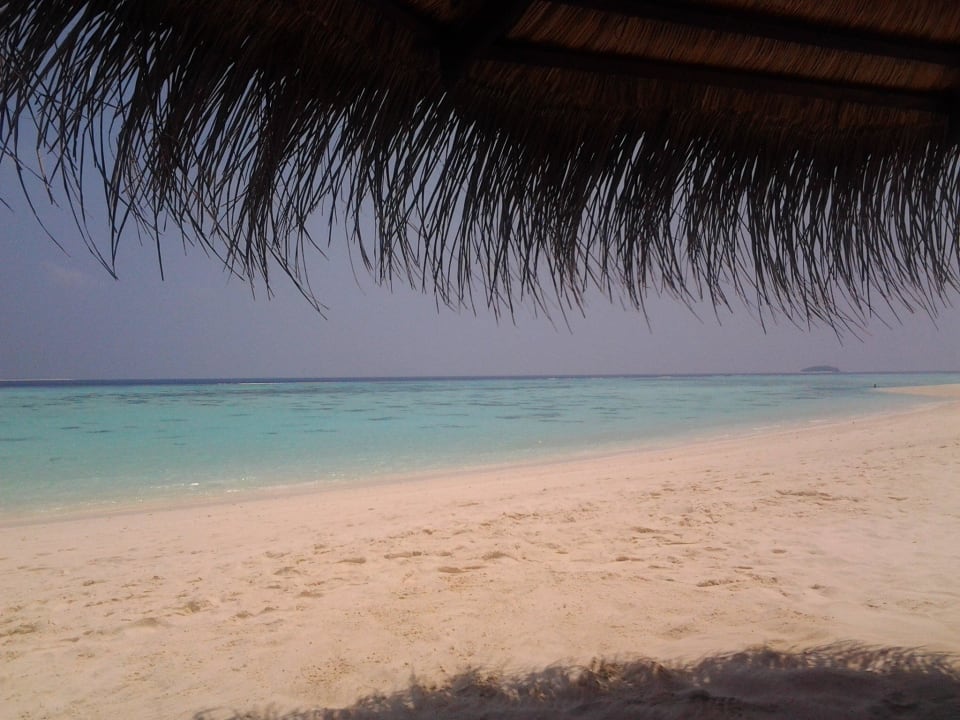 Unterm Schirm... Kihaa Maldives