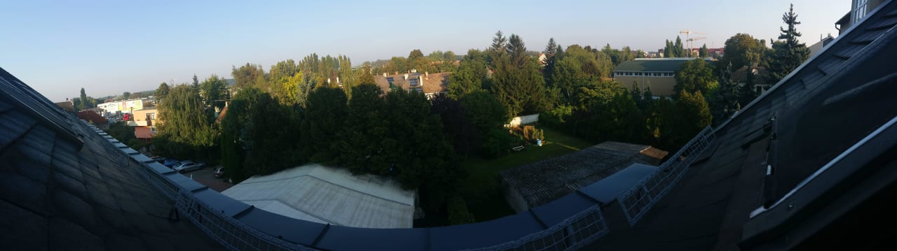 Ausblick aus dem Dachfenster Hotel Kálvária Superior